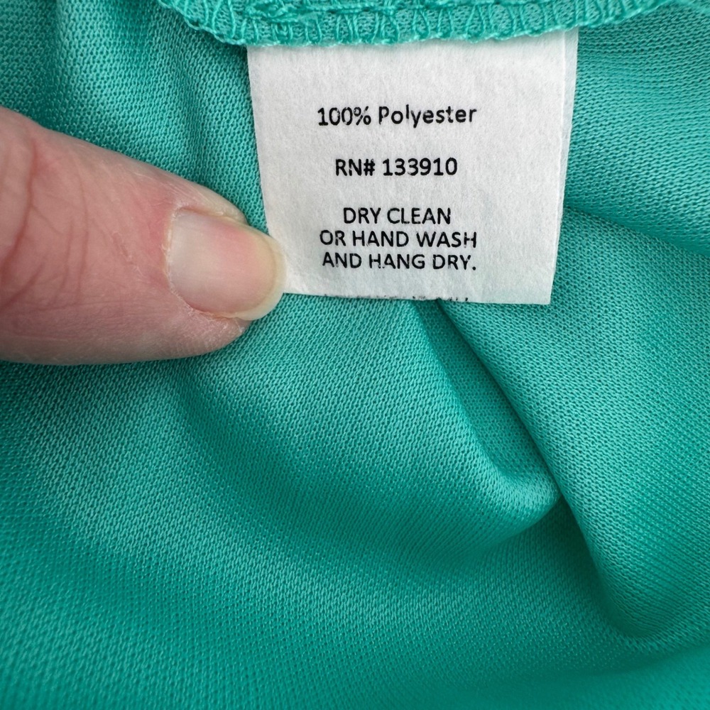 Show Me Your Mumu Midi Dress Womens Small Turquoise Mint V-Neck Sleeveless Lined - Picture 11 of 12